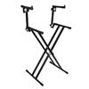 SUPPORTO TASTIERA DAP AUDIO D8361 DOPPIA X CON SUPPORTO SUPERIORE 